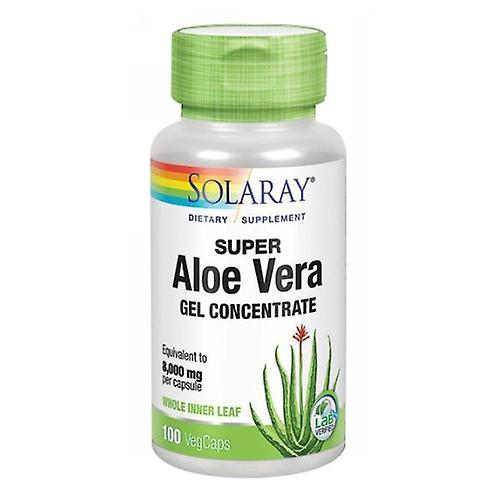 Solaray Super Aloe Vera Gel Concentrate, 100 Kepsar (Paket med 3) on Productcaster.