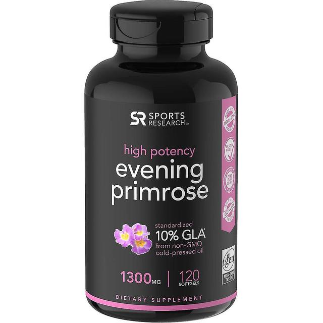 Športový výskum Večer Primrose Olej Výživový doplnok - 120 Softgels on Productcaster.