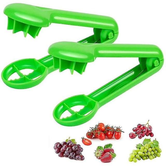 Asygv Grape Slicer for Toddlers 2 Pack Seedless Grape Baby Cherry Strawberry Slicer for Vegetable Fruit Salad on Productcaster.