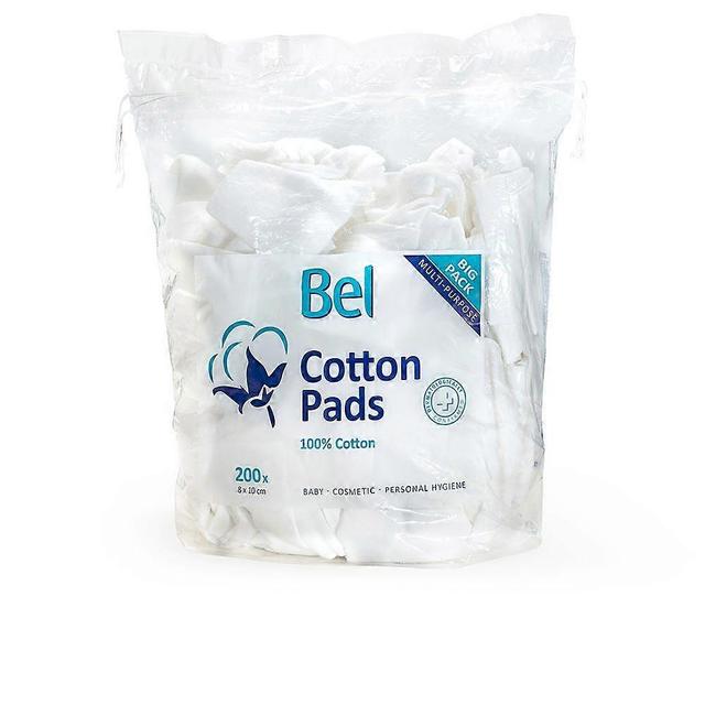 Bel cotton pads 100 algodón 8x10 cm 200 uds on Productcaster.