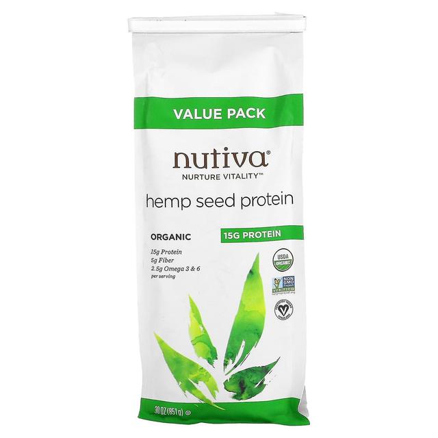 Nutiva, hampefrøprotein, 30 oz (851 g) on Productcaster.