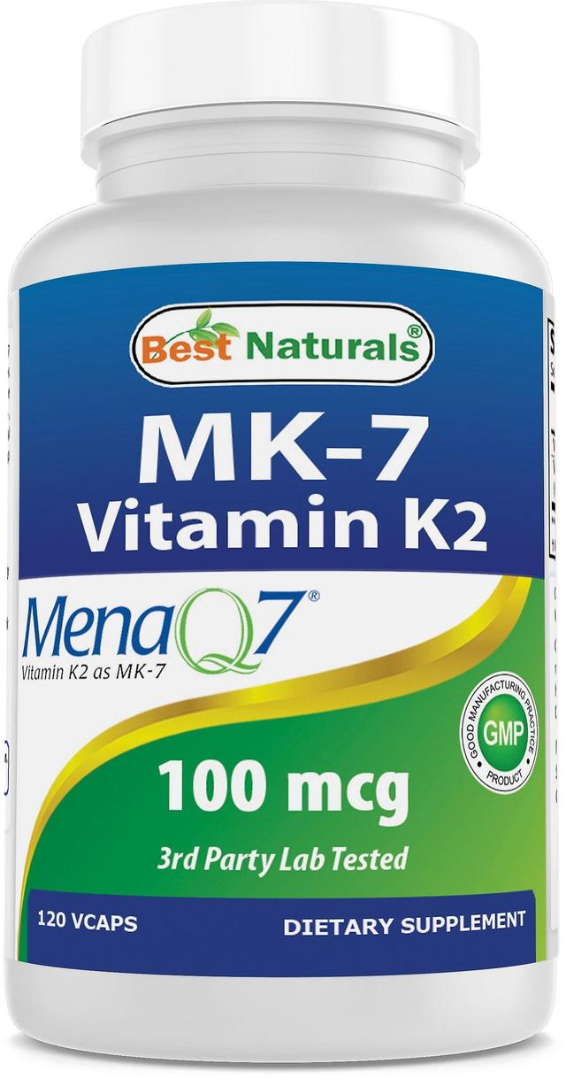 Best naturals mk-7 vitamin k2 100 mcg 120 vegetarian capsules on Productcaster.