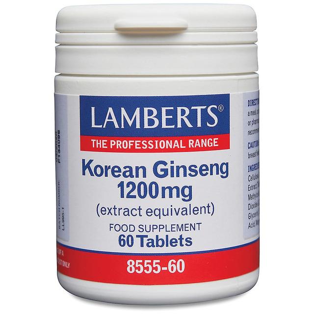 Lamberts korean ginseng 1200mg 60's on Productcaster.