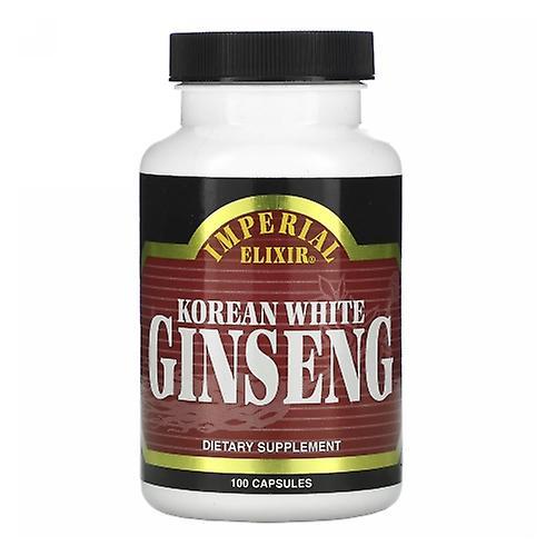 Imperial Elixir / Ginseng Company Korean White Ginseng, 100 Caps (Pack of 2) on Productcaster.