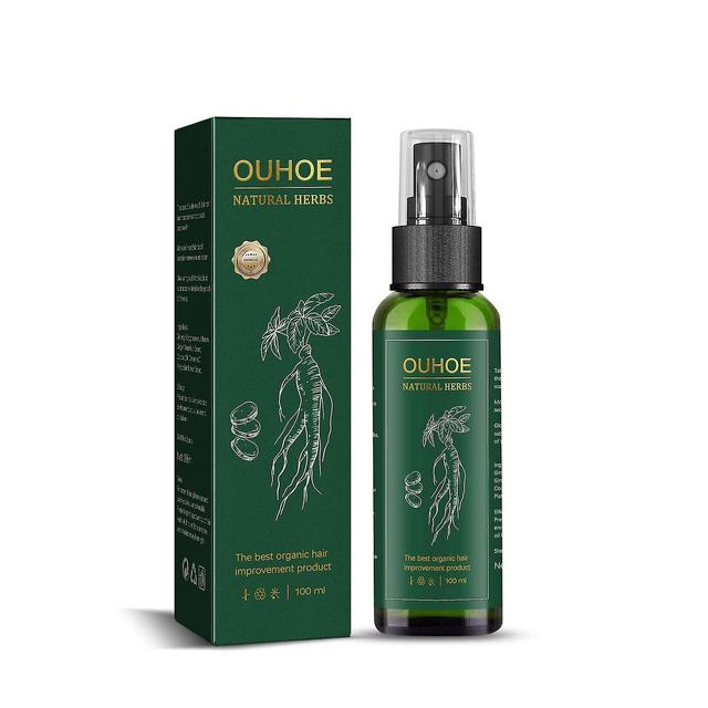 100ml Hair Care Lotion Unisex Ginseng Hair Regrowth Tonic Natural For Men Women on Productcaster.