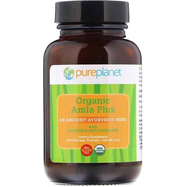 Pure Planet, Organic Amla Plus, 500 mg, 100 tabletter on Productcaster.