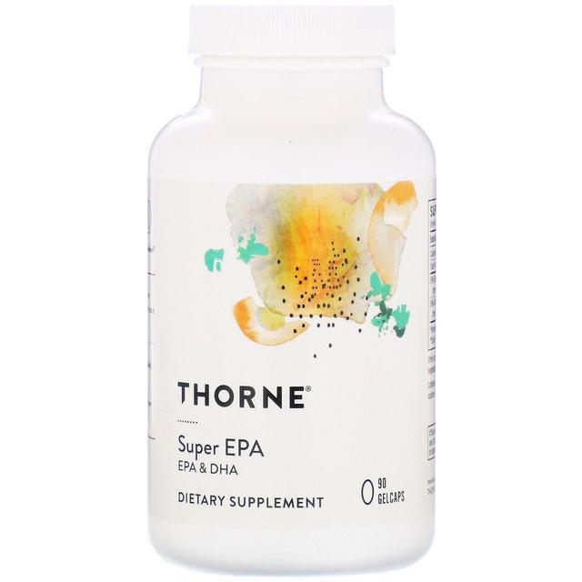 Thorne Research, Super EPA, EPA & DHA, 90 Gelcaps on Productcaster.