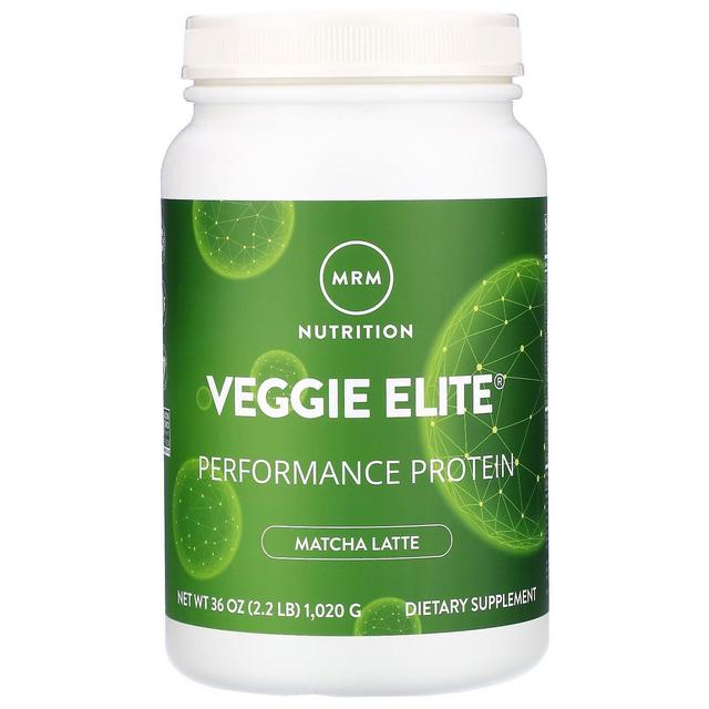 MRM, VeggieElitePerformance Protein, Matcha Latte, 2.2 lb (1,020 g) on Productcaster.