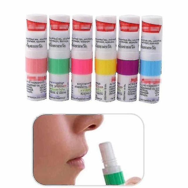 Asthma Relief Stick Tajlandia Kadzidełko Tube Nose Mint Stick - Orzeźwiający Olejek Aromatyczny - Ulga w Astmocie - Brain Boost - 1szt on Productcaster.