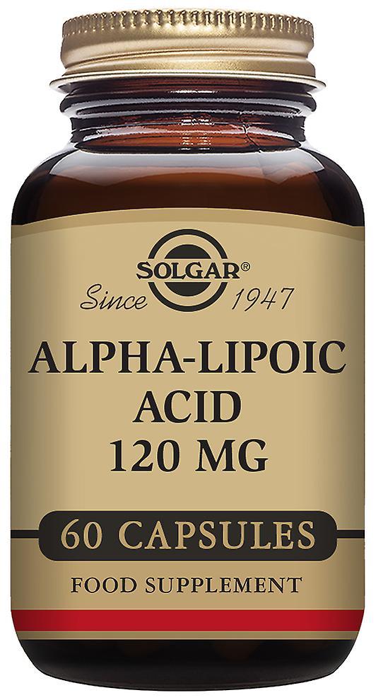 Solgar acido Alfa Lipoico 120 mg 60 Cápsulas on Productcaster.