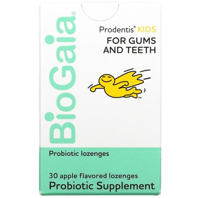 BioGaia, Kids, Prodentis For Gums And Teeth, Apple, 30 Lozenges on Productcaster.