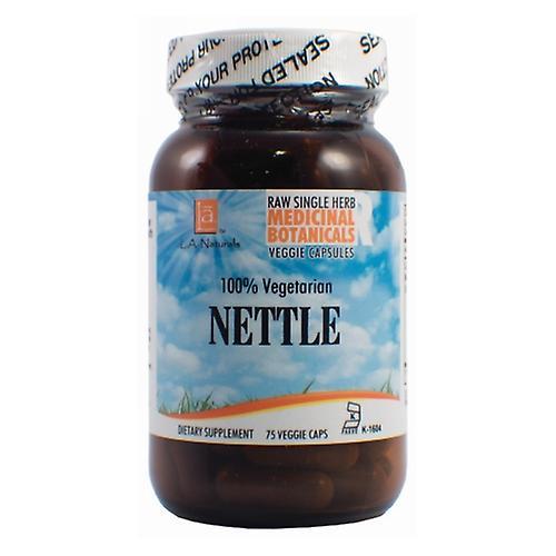 LA Naturals L. A .Naturals Nettle Raw Herb, 75 Veg Caps (Pack of 1) on Productcaster.