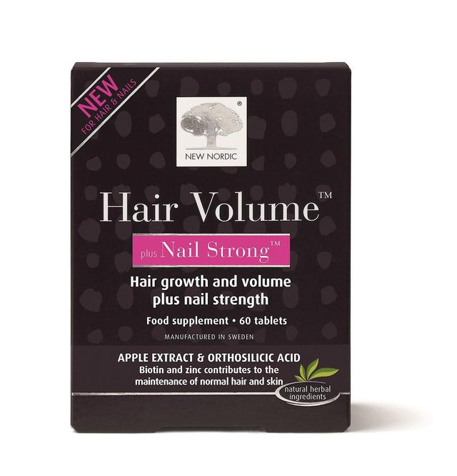 New Nordic Hair Volume plus Nail Strong - 60 Tablets on Productcaster.