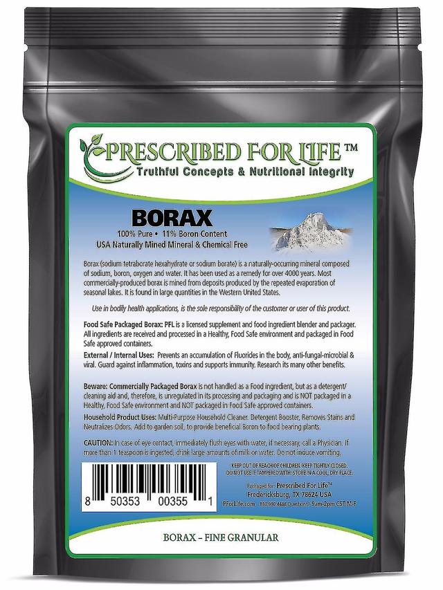 Borax - All Natural Sodium Borate 10 Mol Mineral Granular Powder 40-200 Mesh Jb51-3 on Productcaster.