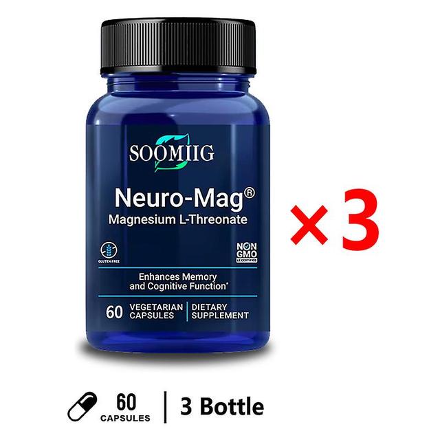 Visgaler Brain Supplement - Improves Memory & Concentration, Enhances Neural Energy & Iq Health 3 bottle on Productcaster.