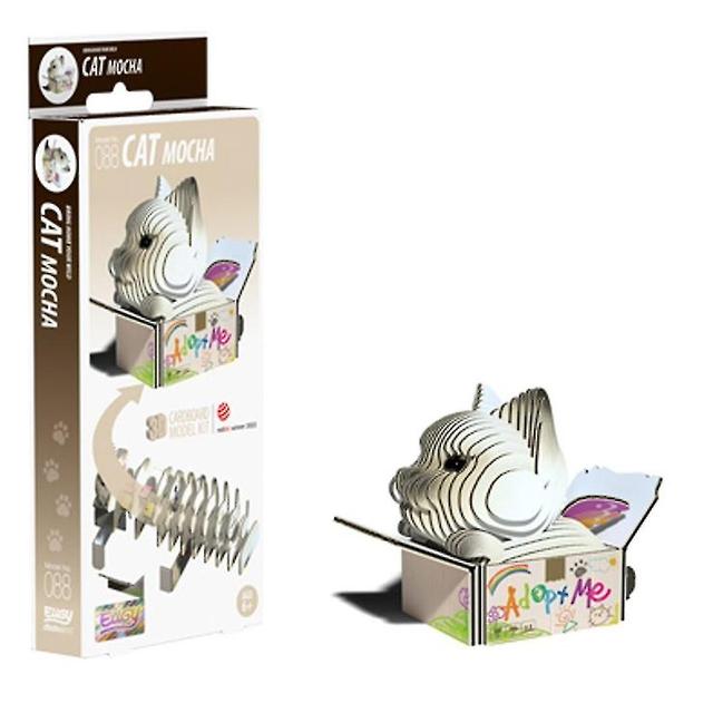 Cat Mokka 3D Craft Kit on Productcaster.