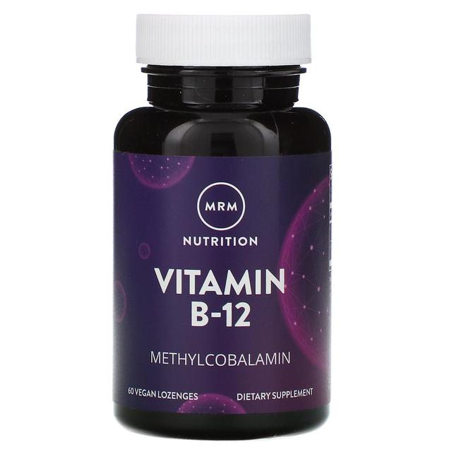 MRM, Nutrição, Vitamina B-12, 60 pastilhas veganas on Productcaster.