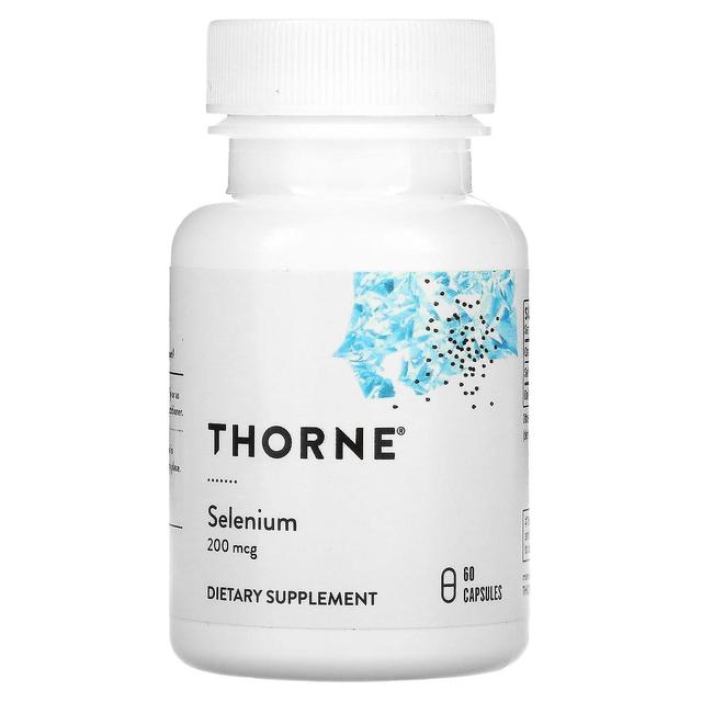 Thorne Research, Selenio, 200 mcg, 60 Capsule on Productcaster.