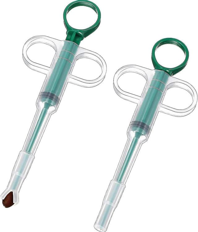 2pcs Cat Pill Shooter Dispensador de píldoras Dog Piller Pill Gun Pet Tablet Jeringa (verde) (yu-b) on Productcaster.