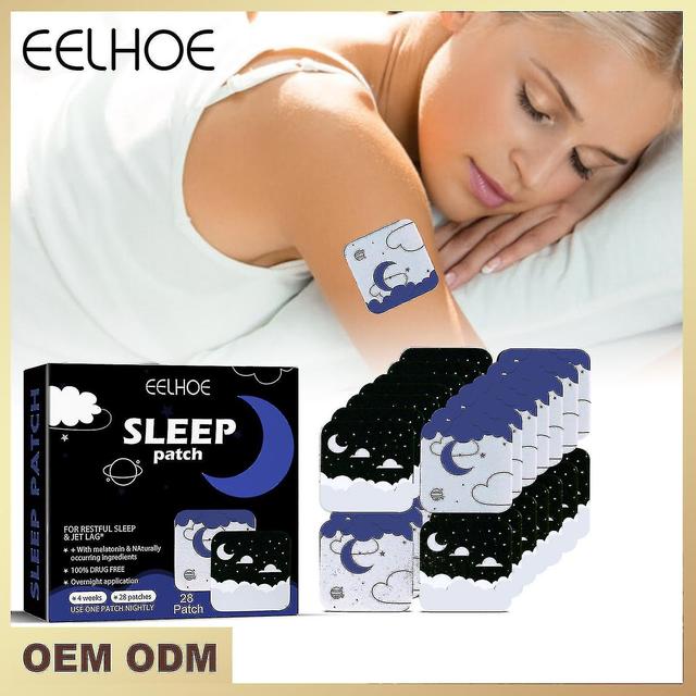 Eelhoe Sleep Aid Patch allevia l'insonnia, l'irritabilità e l'ansia Migliora il sonno e la qualità del sonno Sleep Patch Bx xi on Productcaster.