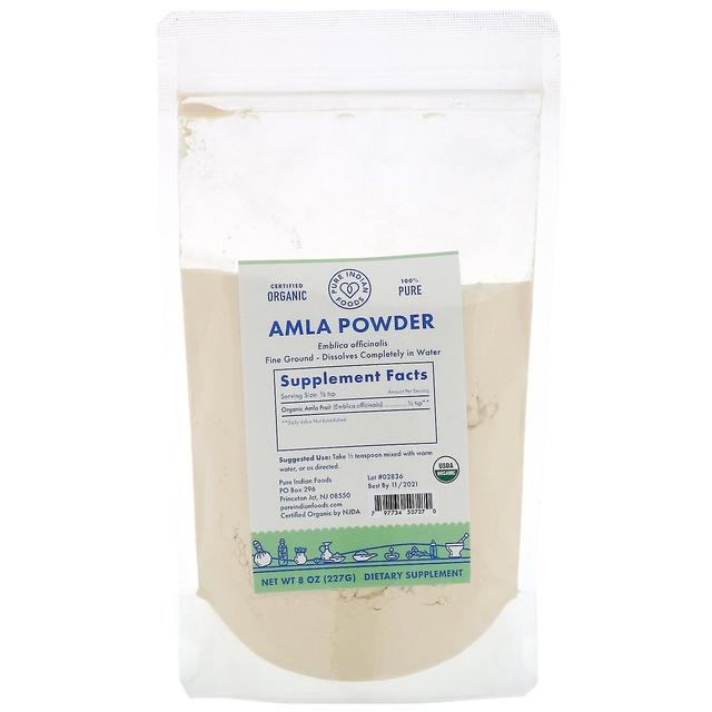 Pure Indian Foods, Organic Amla Powder, 8 oz (227 g) on Productcaster.