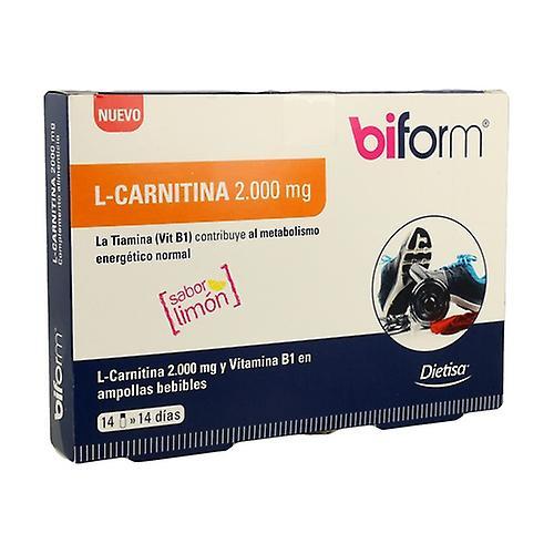 Biform L-carnitin 14 hætteglas af 2000mg on Productcaster.