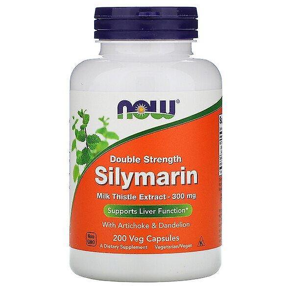 NOW Foods Agora Alimentos, Silimarina de Força Dupla, 300 mg, 200 Veg Cápsulas on Productcaster.