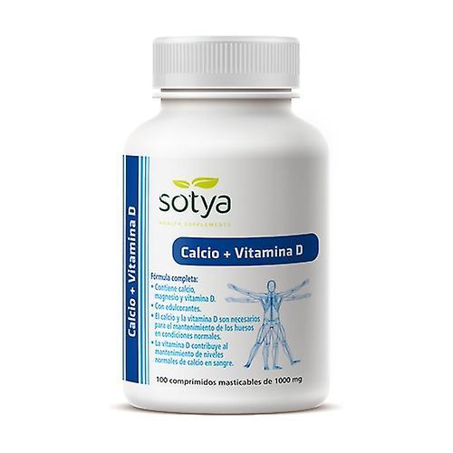 Sotya Calcium and Vitamin D3 100 tablets of 1g on Productcaster.