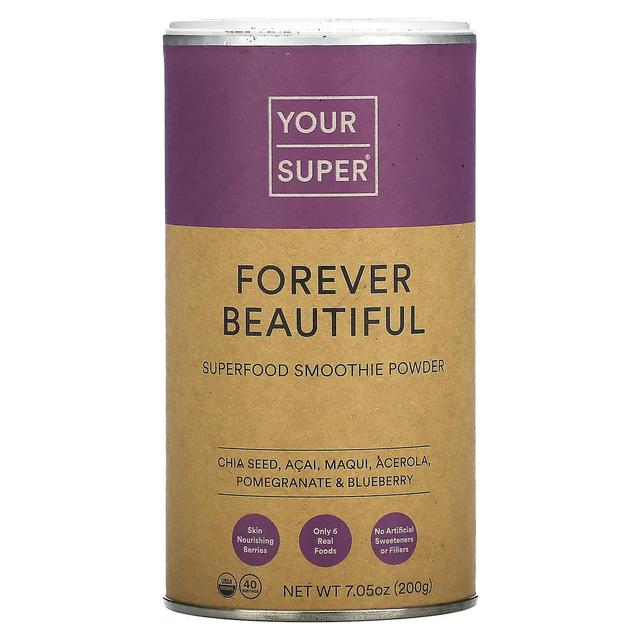 Your Super, Forever Beautiful, Superfood Smoothie Powder, 7.05 oz (200 g) on Productcaster.