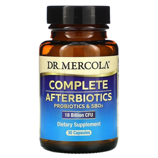 Dr. Mercola, Komplet efterbiotika, 18 milliarder CFU, 30 kapsler on Productcaster.