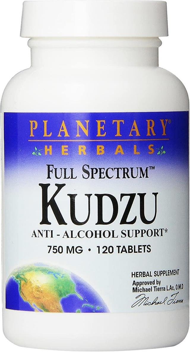 Planetary Herbals Kudzu Full Spectrum 750mg 120 tabletter on Productcaster.