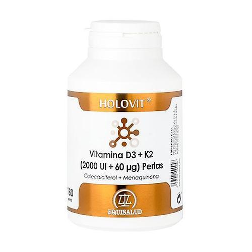 Equisalud Holovit vitamín D3 2 000 IU + K2 60 μg 180 mäkkých gélov on Productcaster.