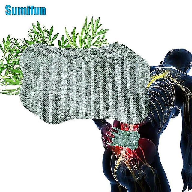 Elriven 12pcs Lumbar Spine Plaster Wormwood Extract Analgesic Plaster Arthritis Cervical Joint Aches Knee Herbal Stickers D4597 24pcs on Productcaster.