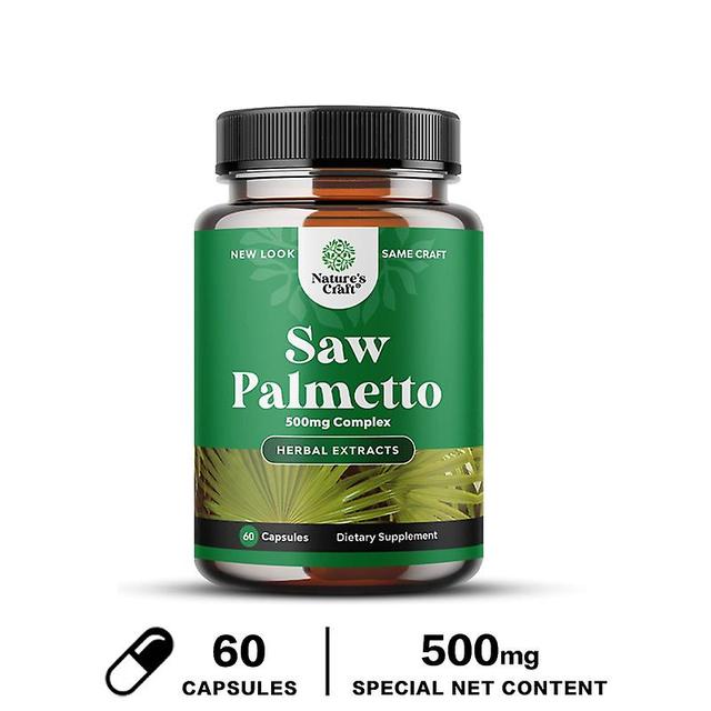 Doplnky Vorallme na zvýšenie rastu vlasov u mužov a žien - kapsuly Saw Palmetto 60 Capsules on Productcaster.