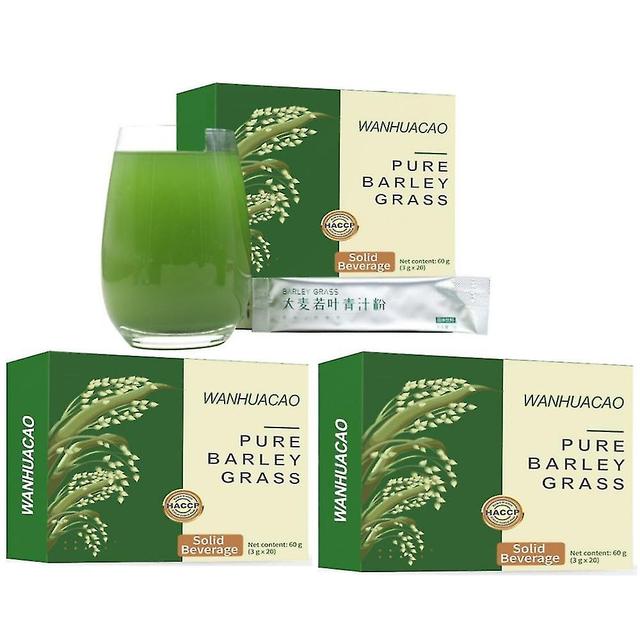 Barley Grass Powder Organiczna trawa jęczmienna w proszku - 100% Pure & Natural - 3szt on Productcaster.