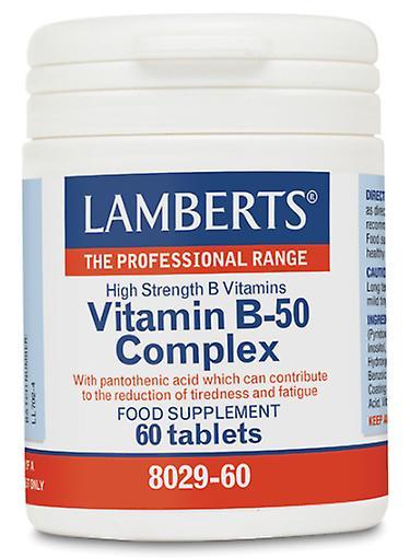 Lamberts Vitamin B-50 Complex 60 Tablets 60 Units on Productcaster.