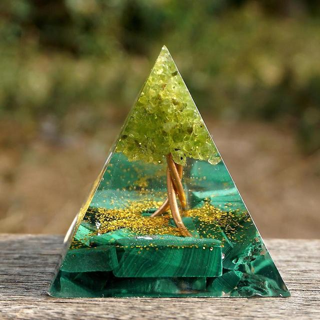 DeliaWinterfel Healing Crystal Energy Generator Blanacing Orgonite Pyramide B-5cm / on Productcaster.