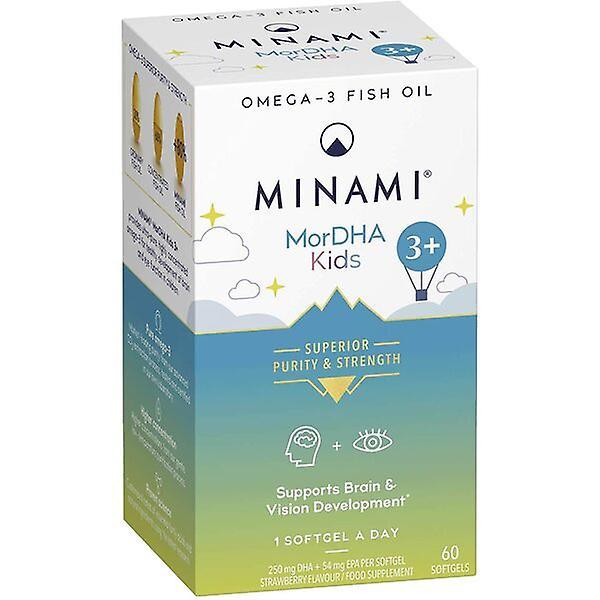 Minami Nutrition, MorDHA Kids 3 Years +, 60 Capsules on Productcaster.