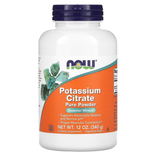 NOW Foods, Potassium Citrate Pure Powder, 12 oz (340 g) on Productcaster.