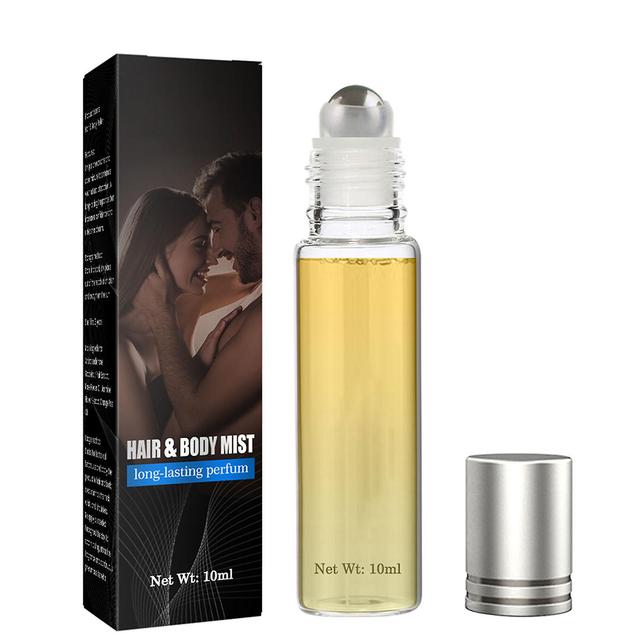 Névoa de cabelo e corpo com feromônios de longa duração rolo bola perfume luz refrescante perfume 10ml on Productcaster.