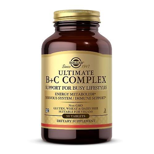 Solgar Ultimate B+C Complex Stress Formula Tablets, 90 Tabs (Pack of 2) on Productcaster.