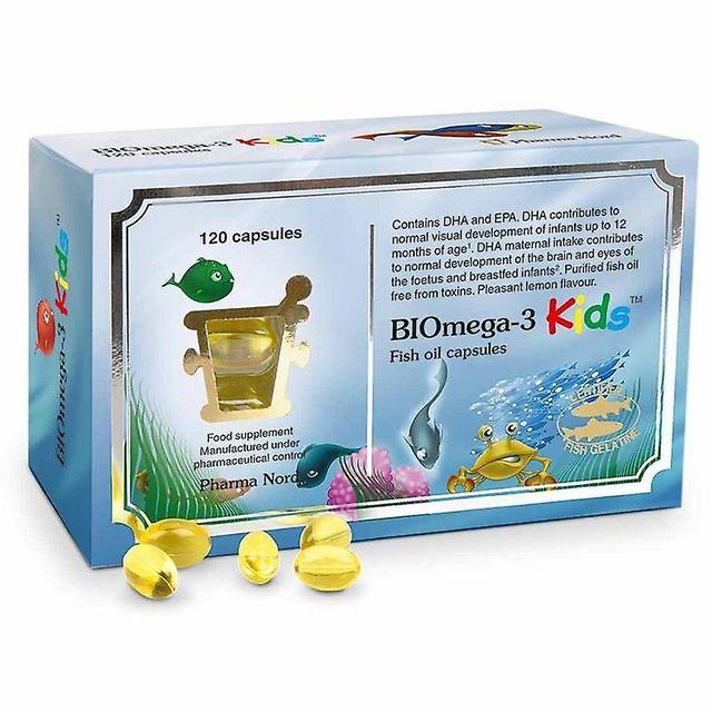 Pharma Nord Pharmanord BIOmega-3 Kids Fish Oil Caps 120 on Productcaster.