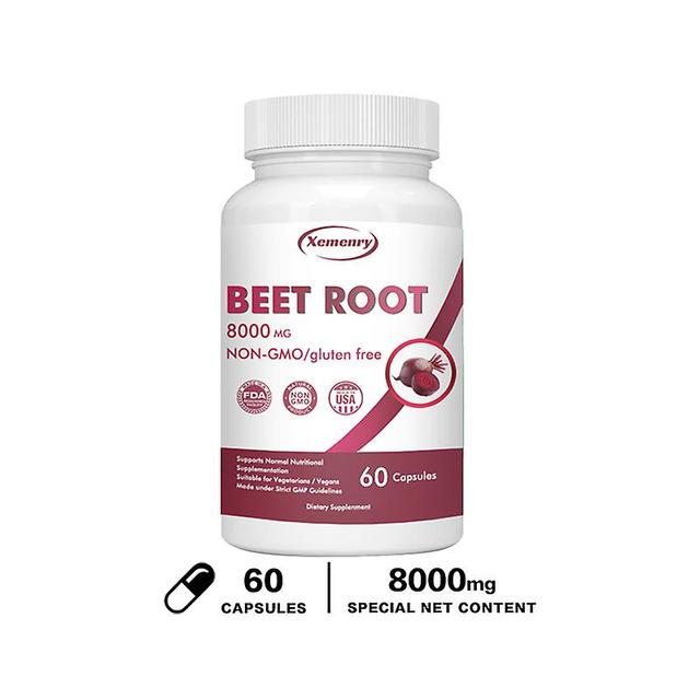 Vorallme Premium Stickoxid Booster Rote Bete Kapseln | Unterstützung von Blutdruck, Herzgesundheit, natürlicher Energie | Cycle Superfoods 60 Capsules on Productcaster.