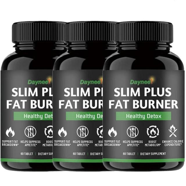 60ct Dietary Supplement Healthy Vegan Fat Burning Detox Slimming Herbal Capsules 3PCS on Productcaster.