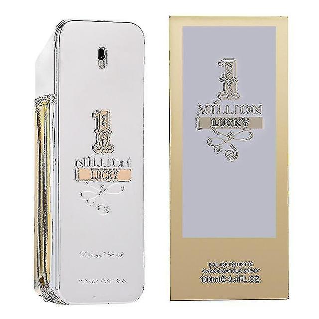 New Cross-border Brand Gold Millionaires Prive Men's Perfume 100ml Temptation Wooden Taste Leather Notes 9058 Lucky Millions on Productcaster.