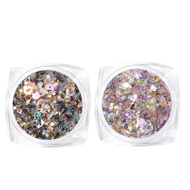 2 Box/set Flakes Sequins Powder Paillette Shinning No.04 on Productcaster.