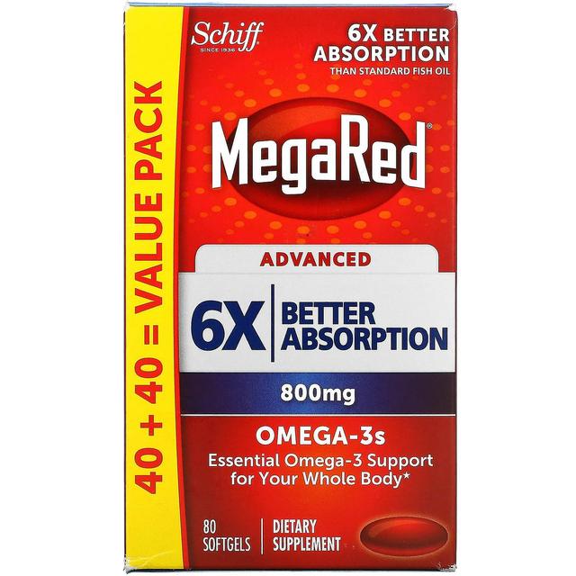 Schiff, MegaRed, Avancerad, 800 mg, 80 Softgels on Productcaster.