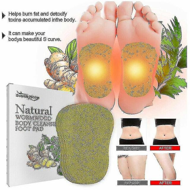 48pcs Wormwood Body Cleansing Foot Patch Help Sleeping Detox Foot Pads Health on Productcaster.