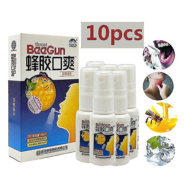 christina show 10pcs / lot propóleos de abeja y medicina herbal china spray oral limpieza de la boca para refrescar el aliento F on Productcaster.