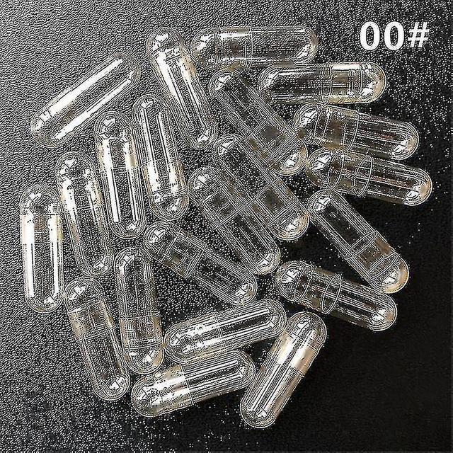 1000pcs Standard Size 00# 0# 1# Empty Capsules Gelatin Clear Capsules Hollow Hard Gelatin Transparen Hk 00 1000 Pcs Joined on Productcaster.